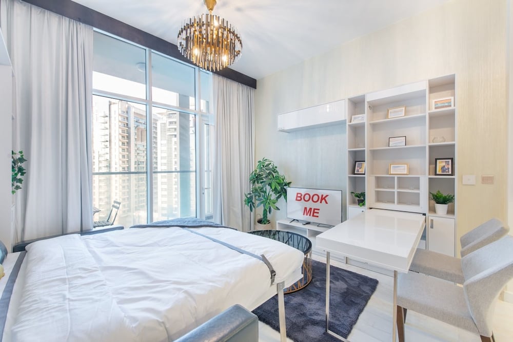 Awesome Studio Apartment With Burj Khalifa View at Business Bay