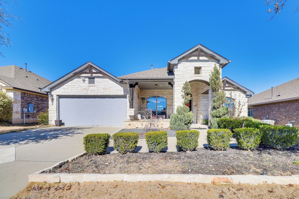 Covered Patio + Yard: Spacious Leander Home!