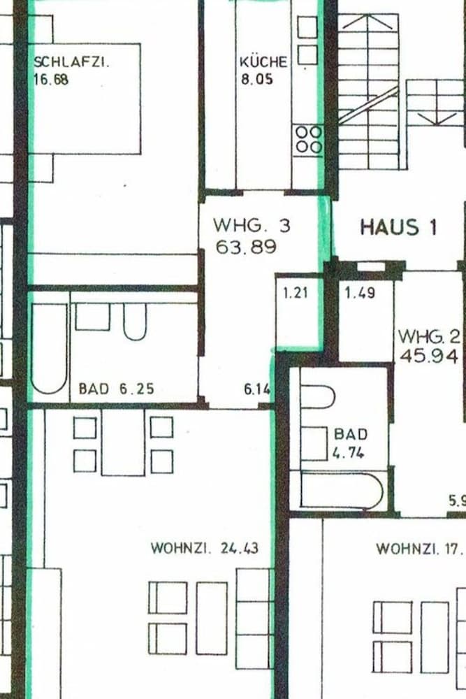 Wohnung am Bocksberg Nahe Skilift