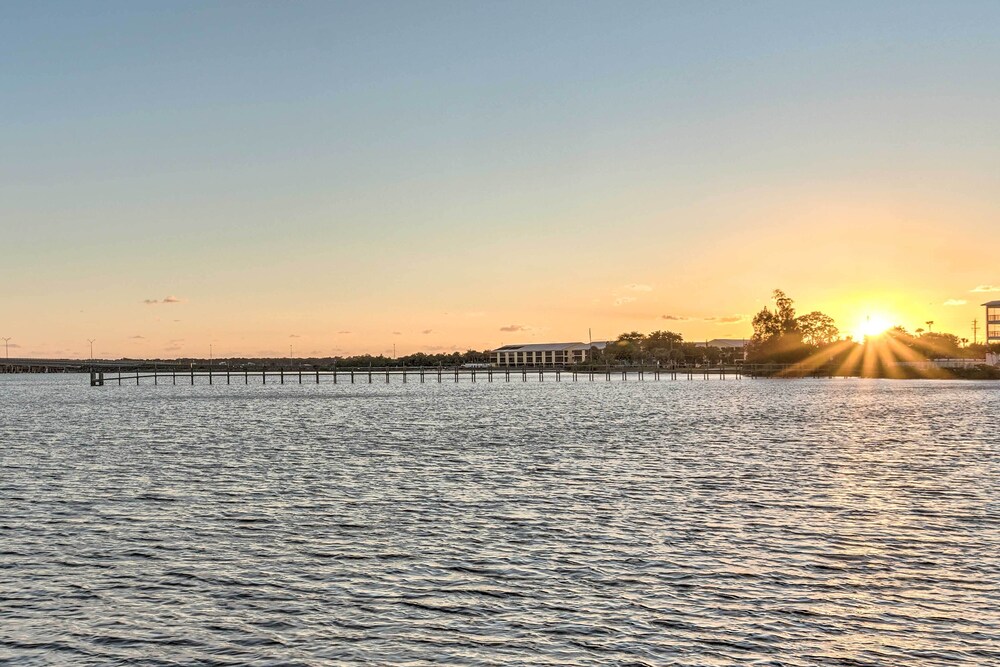 Luxe Waterfront Oasis w/ Dock, Heated Pool & Spa! view 3
