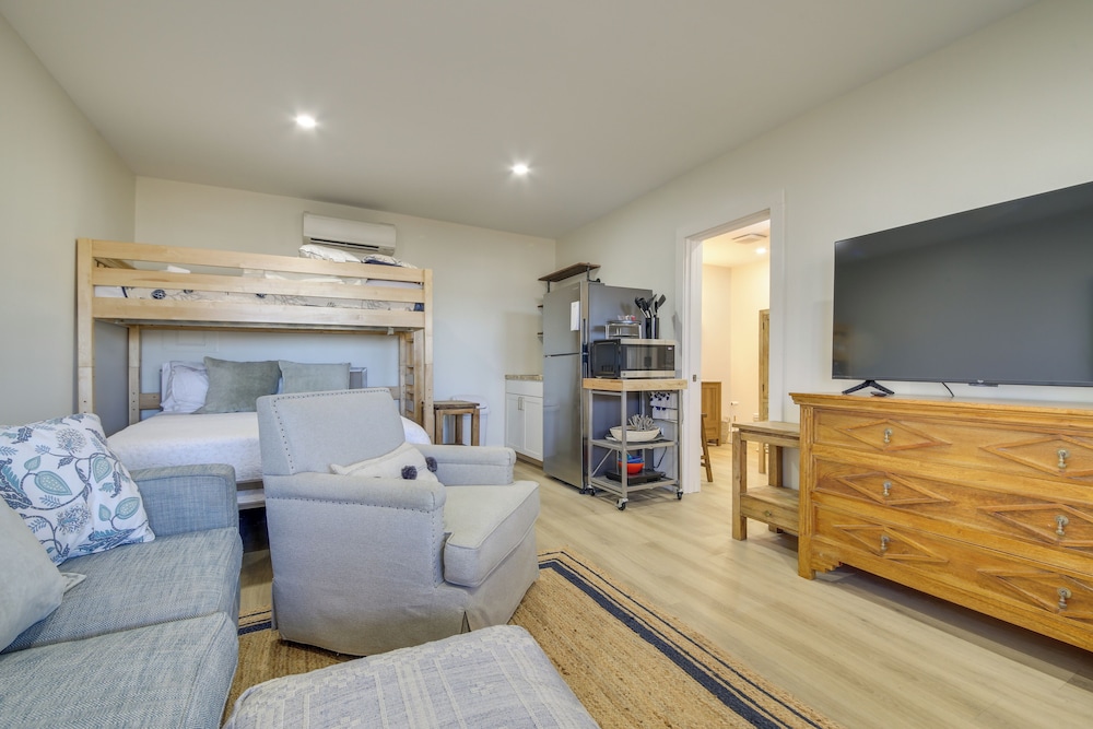 Deck w/ Water Views: Quiet East Boothbay Retreat!