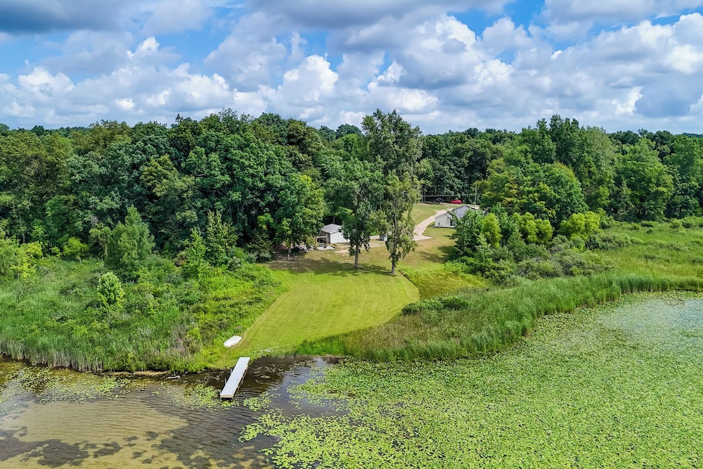 Lakefront Getaway w/ Dock & Yard in Reading!