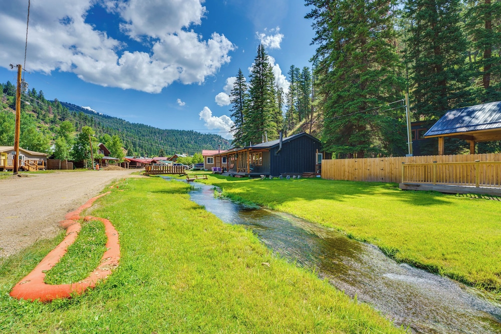 Bike, Hike & Ski: Creek-view Condo in Red River!
