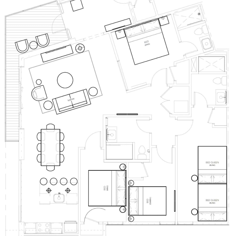 The Carter 401 by Avantstay 4BR Balcony