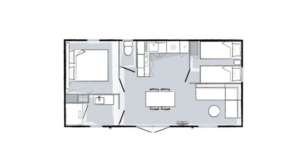 Mobile Home in Serignan With air Conditioning