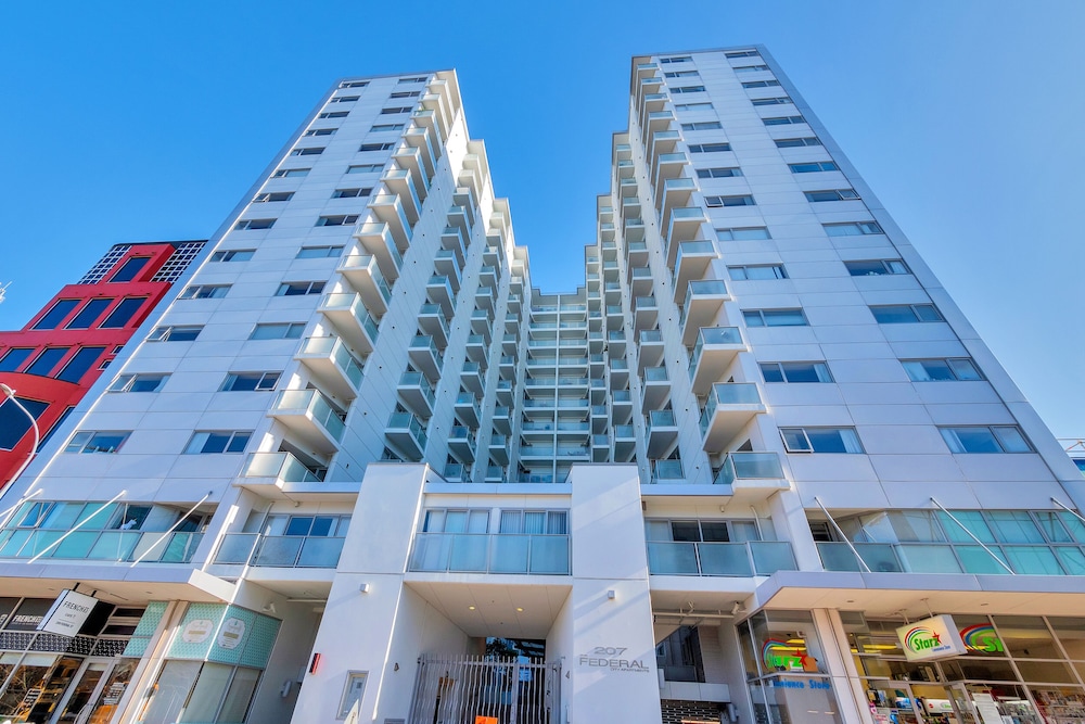 Spacious 2BR CBD Apartment Balcony view 4