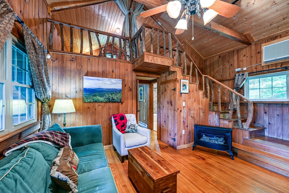 Historic Sapphire Cabin w/ Porch, Updated Interior view 3