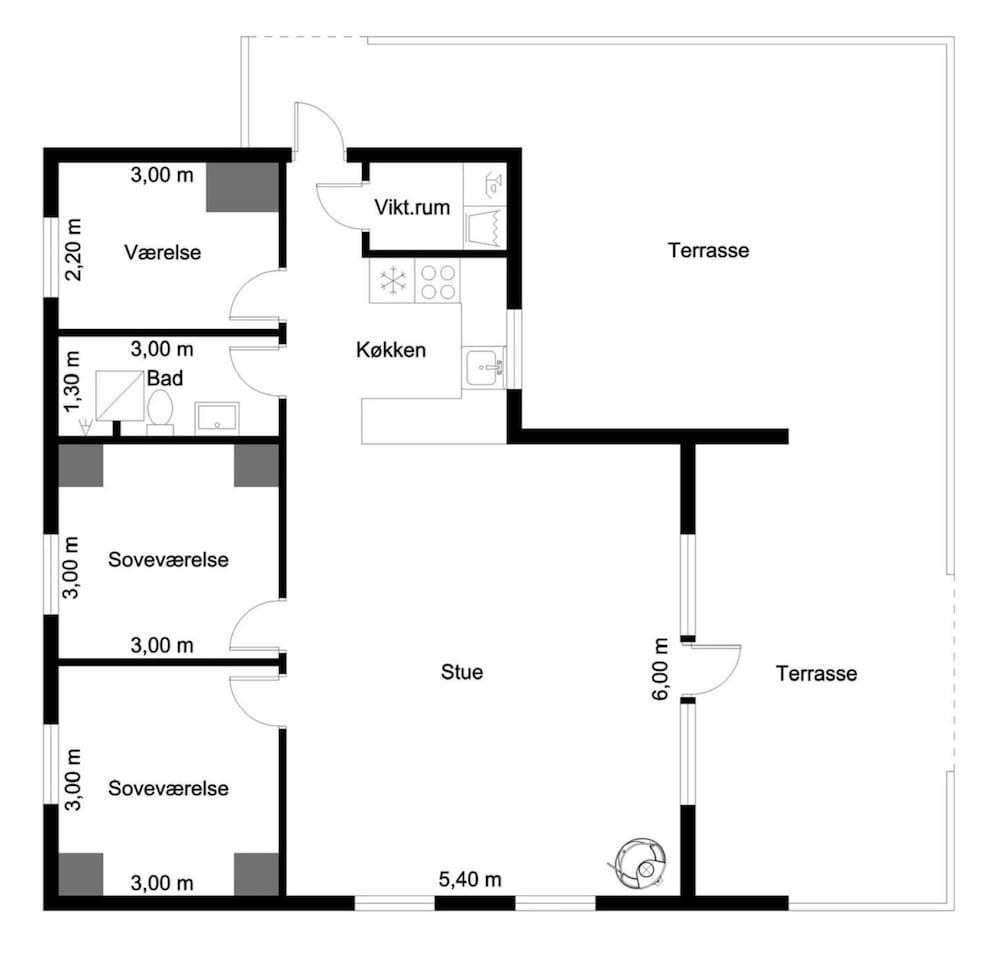 6 Person Holiday Home in Norre Nebel