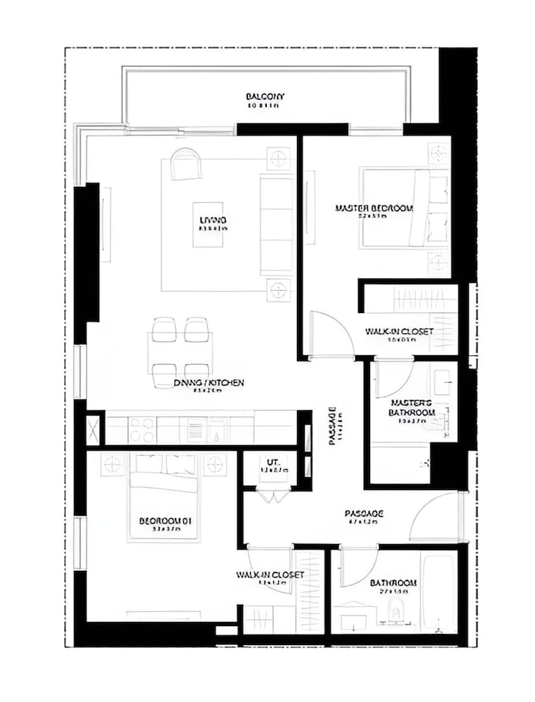 Full Burj Khalifa Views in This Amazing 2 Bedroom