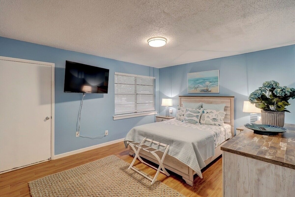 Beach Getaway 2BR w/ Pool + Modern Comforts
