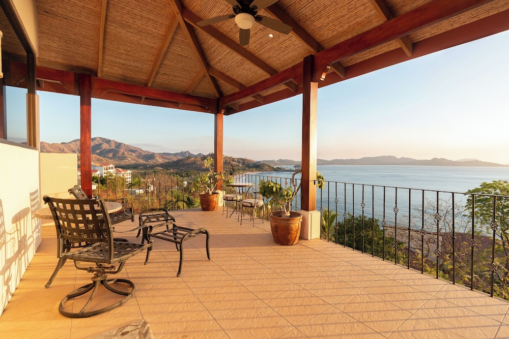 Oceanview Villa with Wrap-Around Terrace, Private Pool, Hot Tub, and Guesthouse