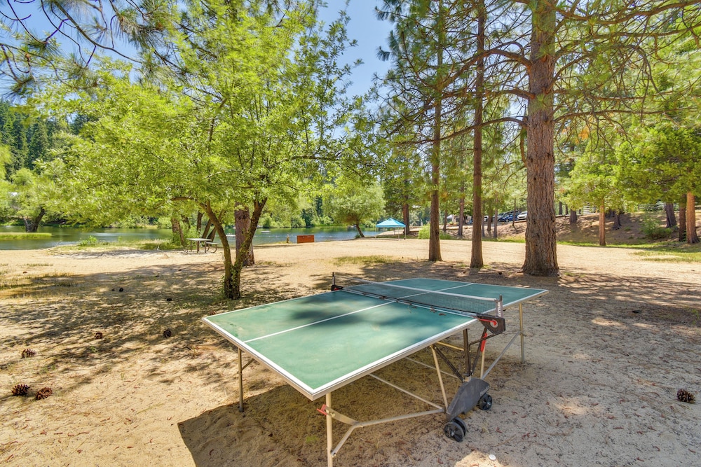 Sleek Blue Lake Springs Retreat w/ Deck & Yard!