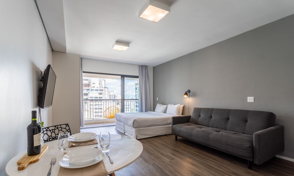 Setin Downtown Genebra by Viva - Apartamentos completos na Bela Vista com piscina