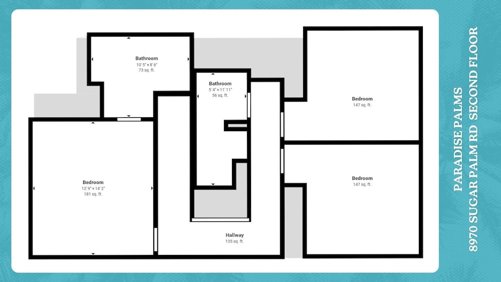 Paradise Palms Resort 4 Bedroom Private Pool Townhome 4 Home