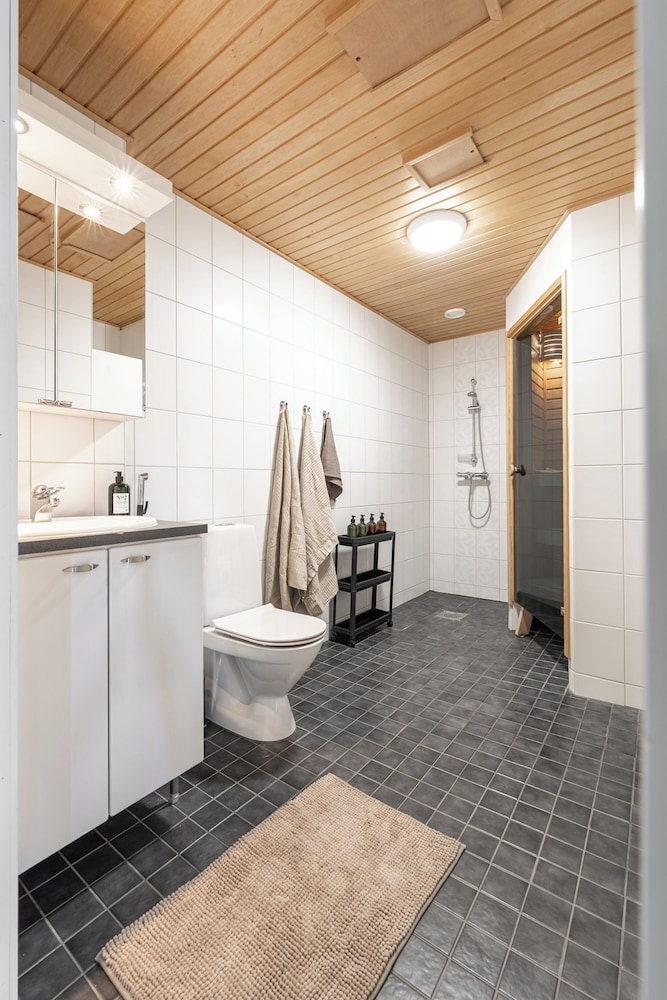 Homelike 1BR Apt. with Sauna & Parking
