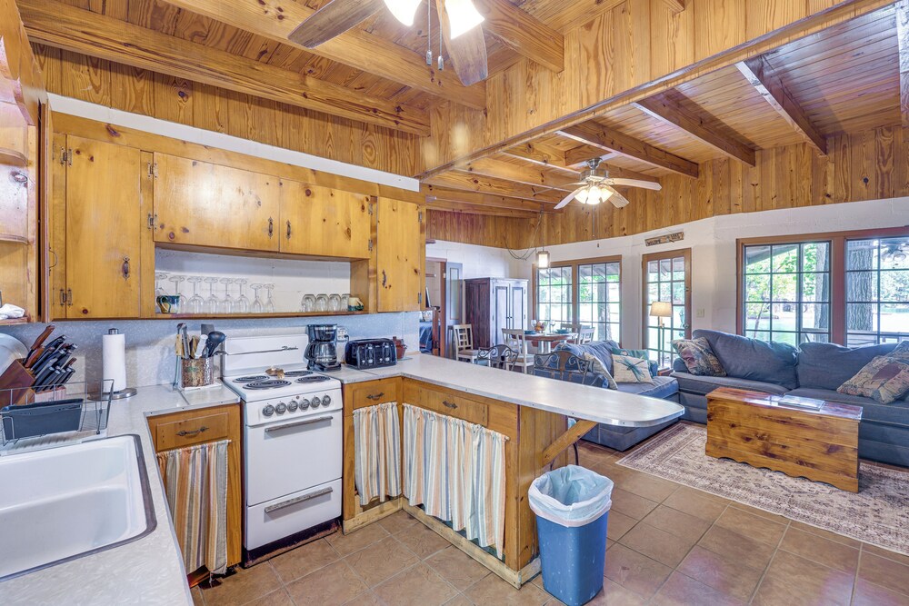 Dock + Stunning Views: Forested Lake Martin Cabin!