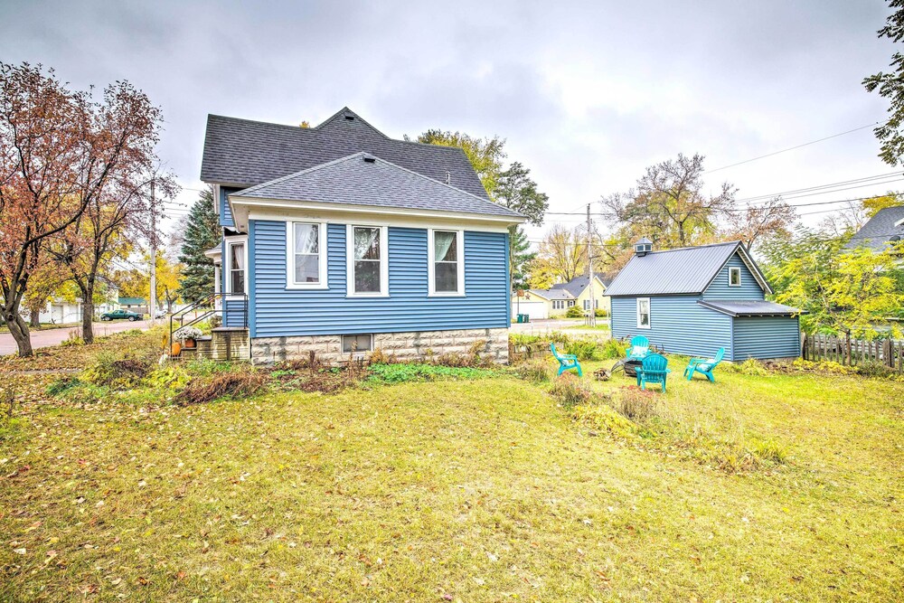Pet-friendly Osseo Home w/ Fire Pit & Yard!