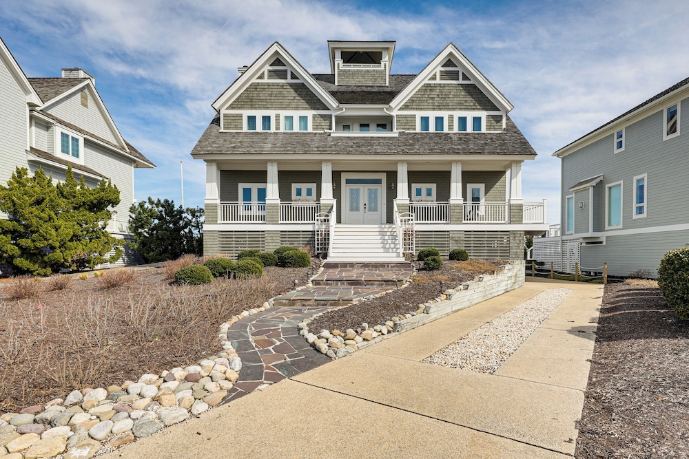 Steps to Shore: Spacious Bethany Beach Retreat