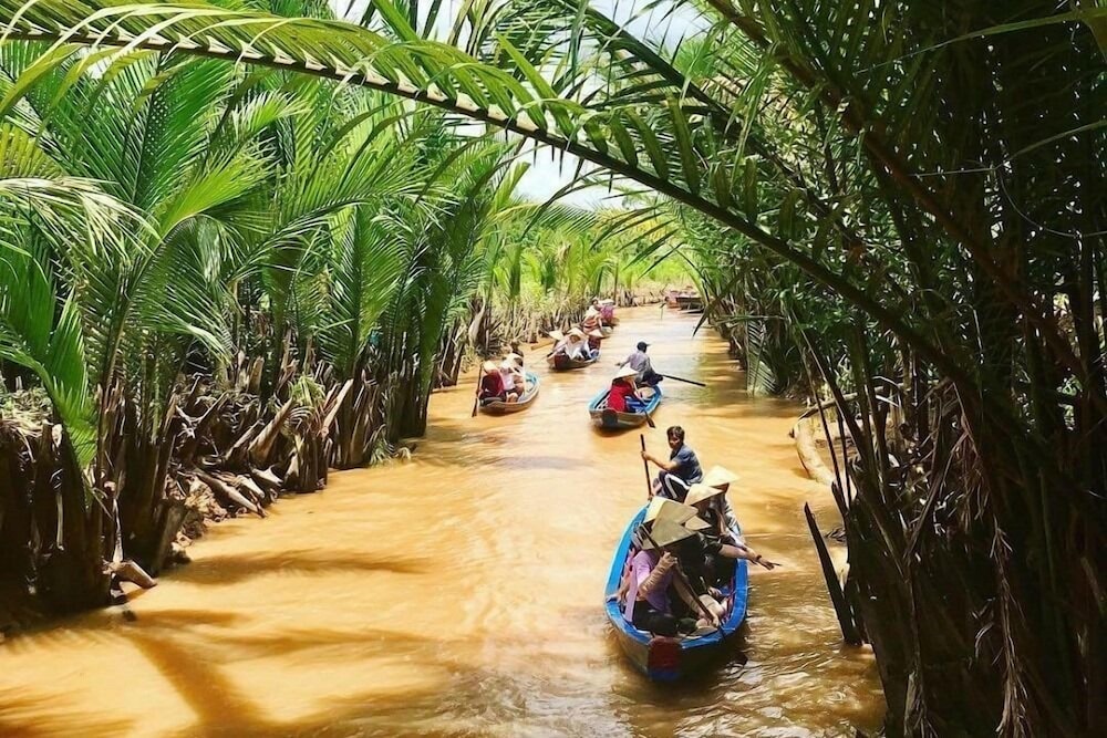 Cồn Phụng Retreats Mekong - Nature Island with Free Boat Shuttle & Fishing