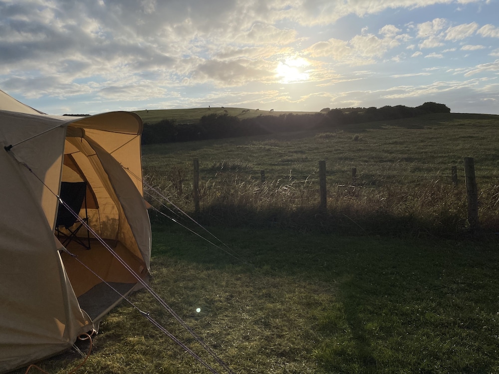 Impeccable 1-bed Bell Tent Near Holyhead view 5