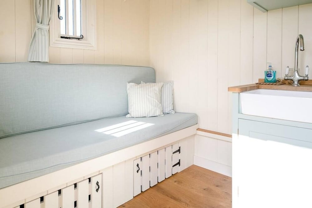 Sage Shepherds Hut Boundary Farm Cottages view 3