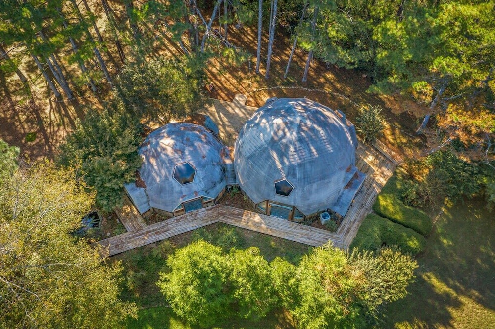 Bell Circle Eccentric Geodesic Dome-home