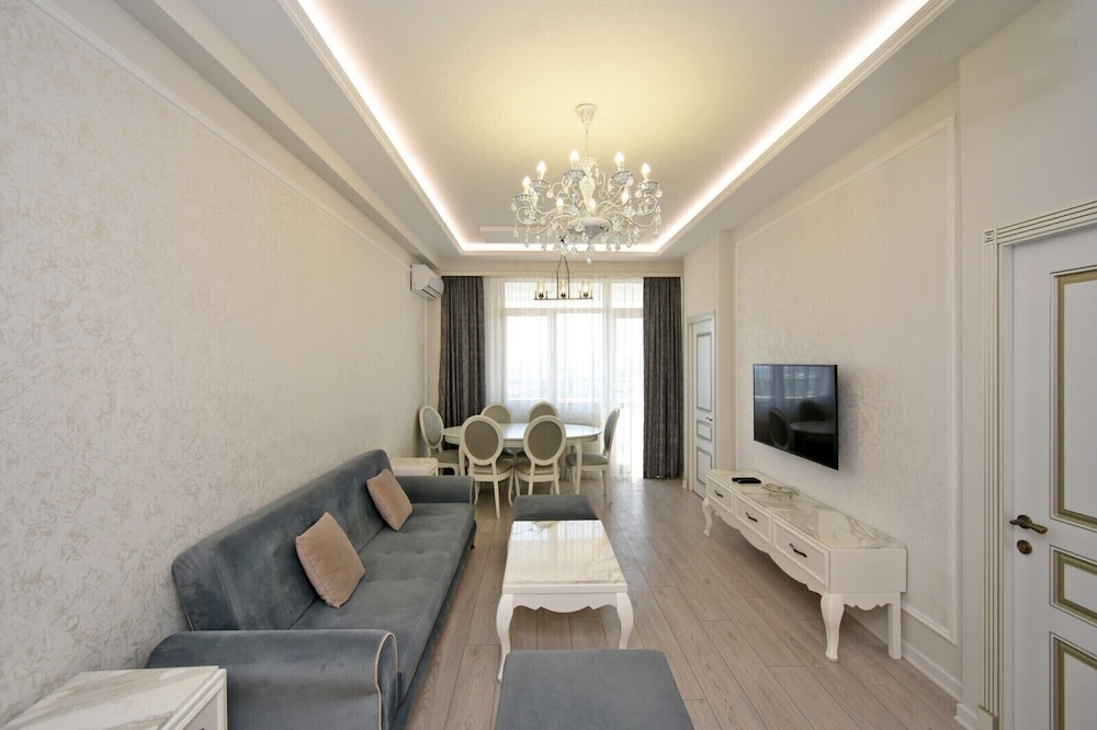 Luxury white apartment