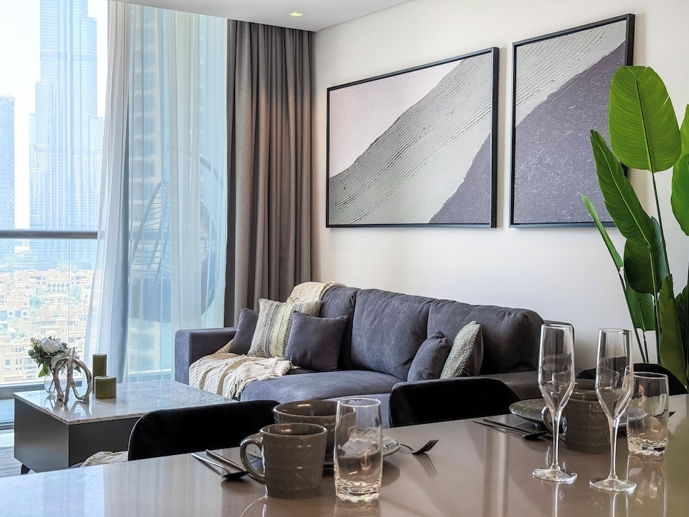 High Floor Burj Khalifa View Apartment