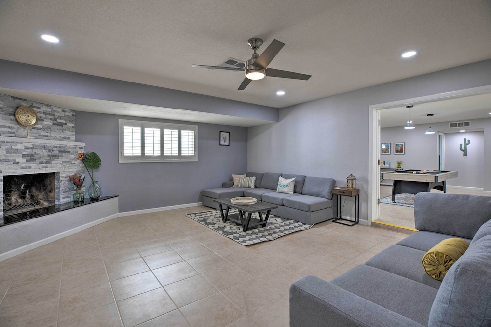 Modern Scottsdale Gem w/ Pool, Games, Patio & More