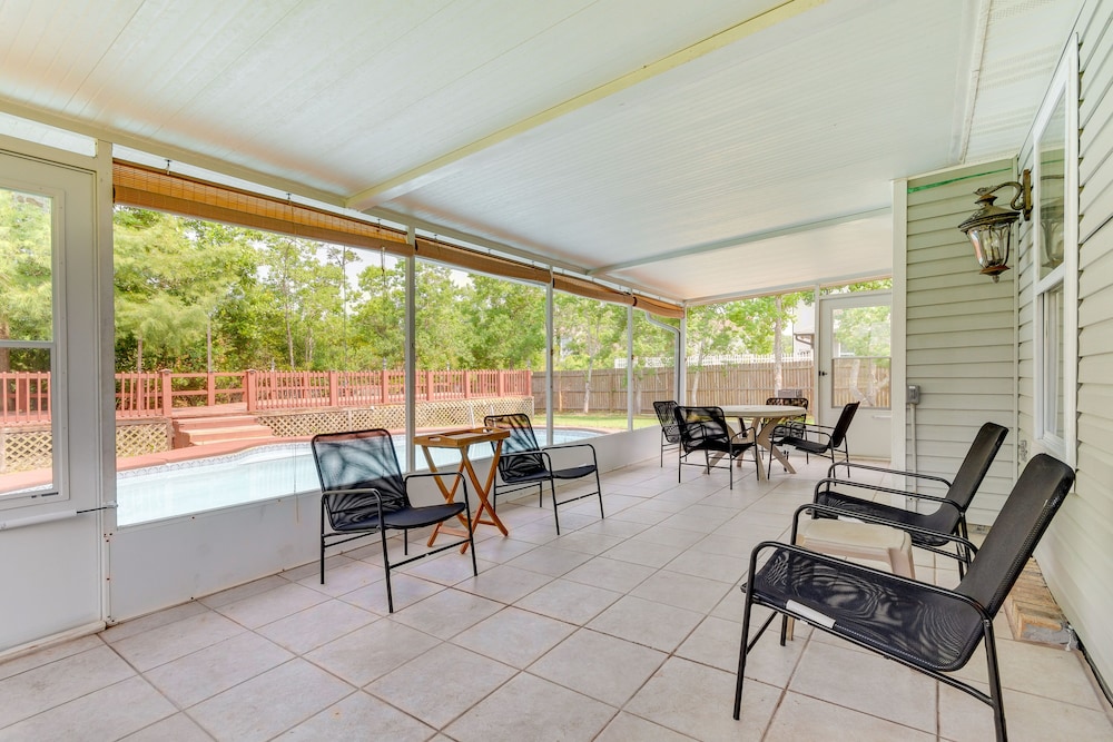 Mary Esther Home With Private Pool & Fireplace!