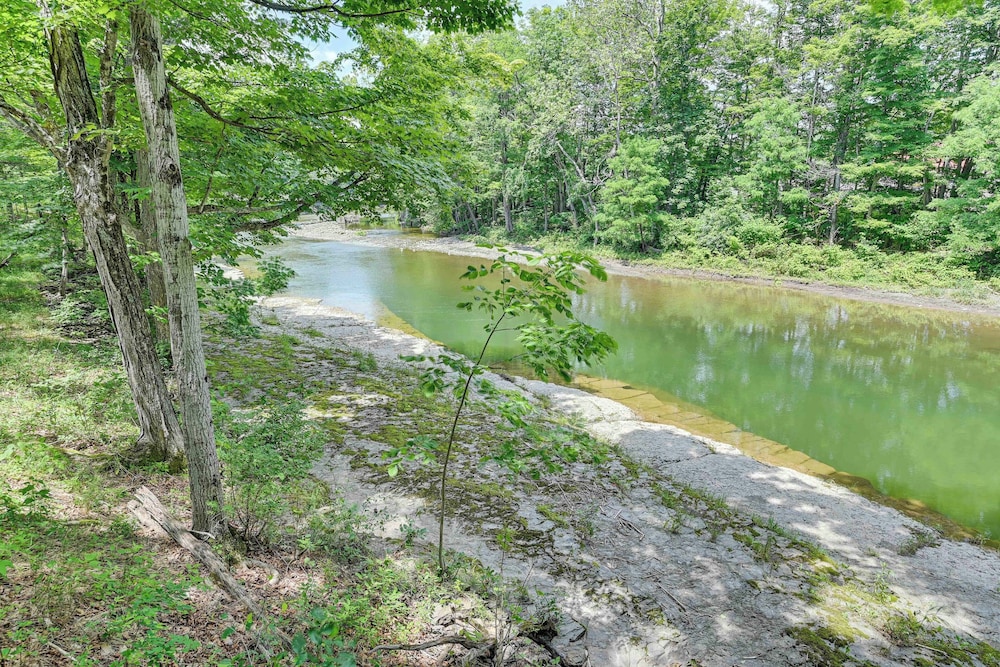 Fish, Swim, Kayak: Home w/ Catskill Creek Views!