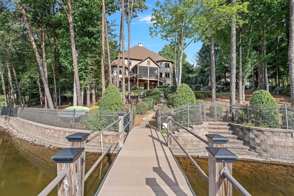 Livin' Large Lake Norman Estate w/ Pool, Dock, Game Room & Scenic Views