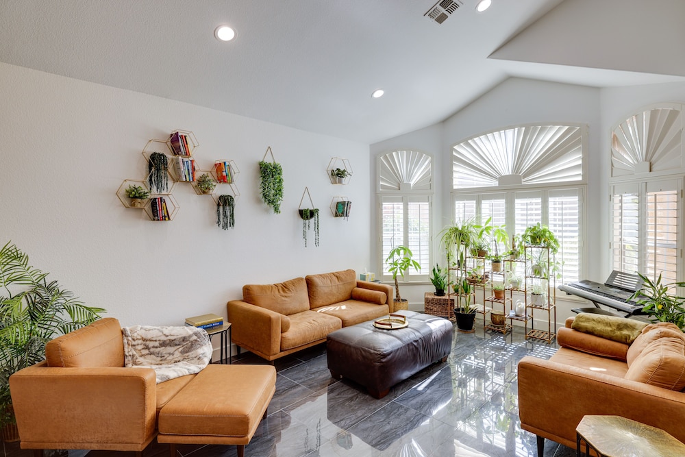Luxe Phoenix Home w/ Pool + Basketball Court!