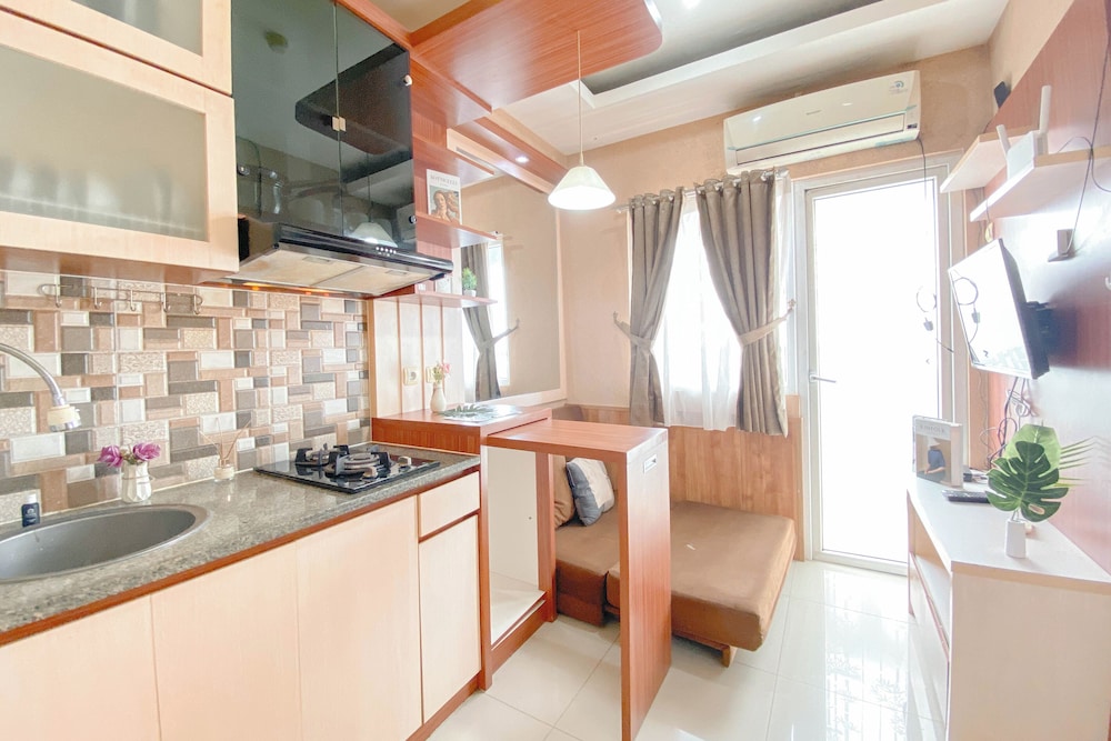 Simple Style 2Br At Green Pramuka City Apartment