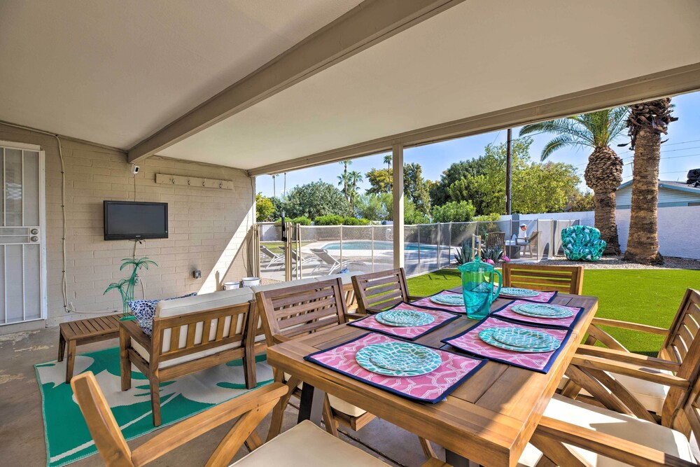 Modern Scottsdale Gem w/ Pool, Games, Patio & More