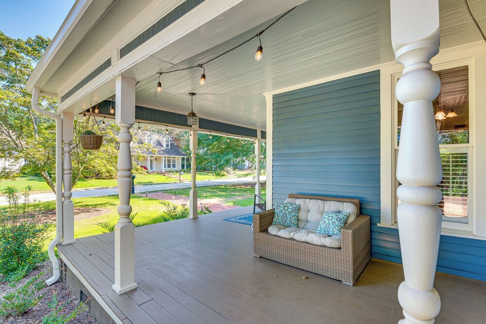 Walk to Mcdonough Square: Historic Home w/ Yard!