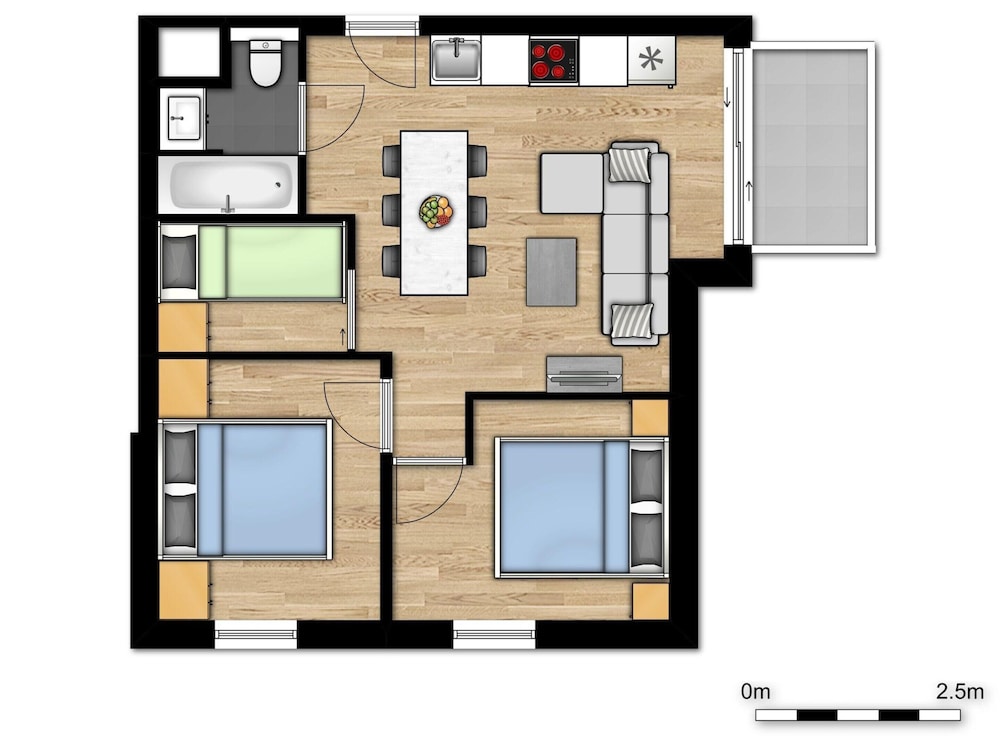 Comfortable Apartment With air Conditioning