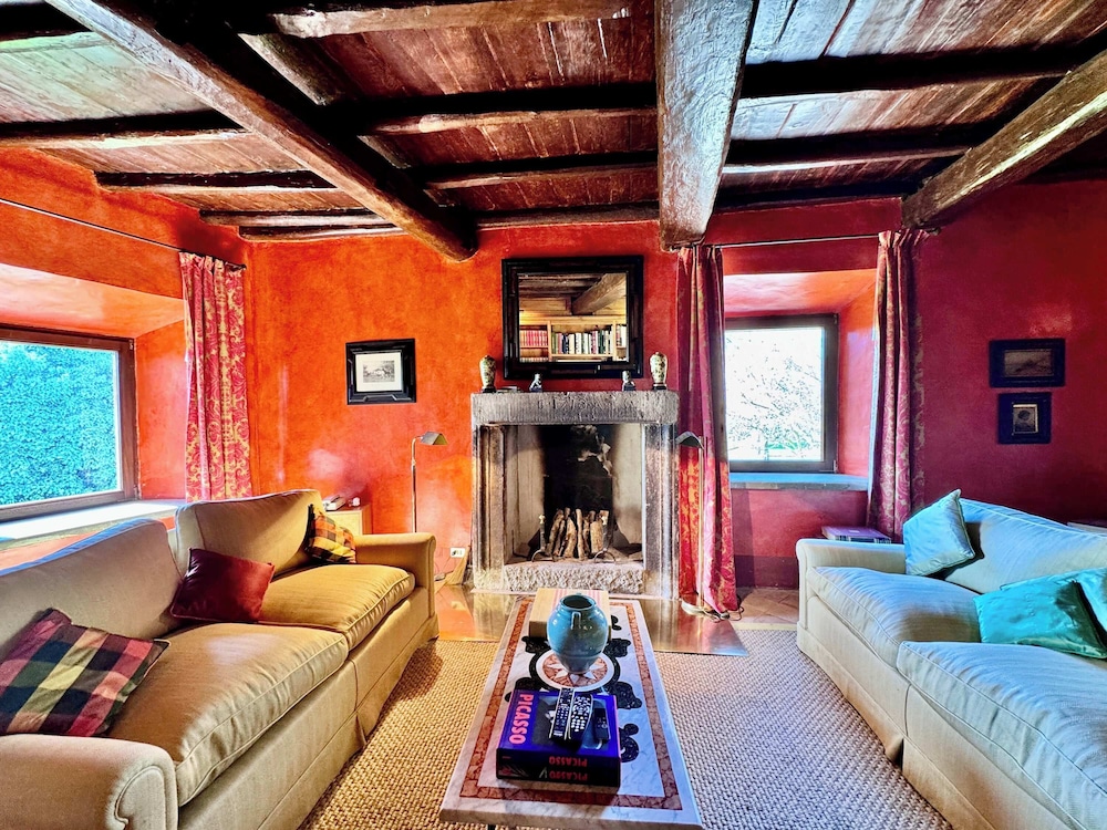 New Estate of Joy a Magnificent Historic Villa Near Rome on Glorious Ground Pool and Olives Galore
