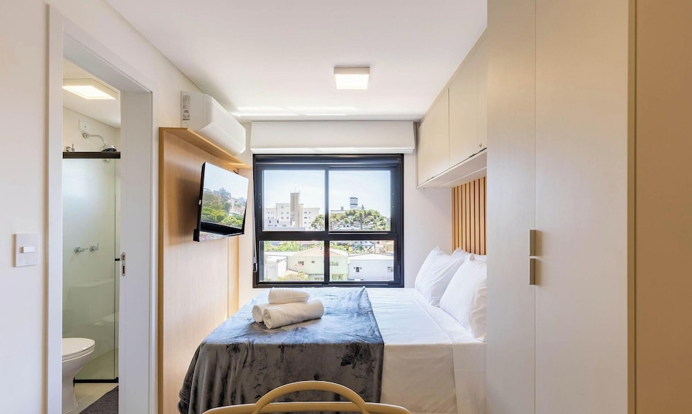 Your Complete Stay in a Building With a gym in the Best Location in Curitiba - Plas