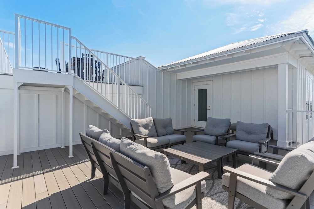 Sleeps 24 Beach Retreat w/ Pool, Rooftop Deck, Steps to Inlet Beach & Near Rosemary, Alys, Seacrest Dining & Shops The Palm 30A by Avantstay