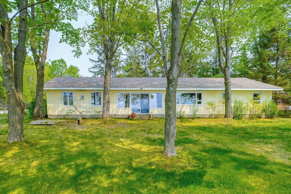 Waterfront Torch Lake Cottage w/ Dock & Fire Pit! view 3
