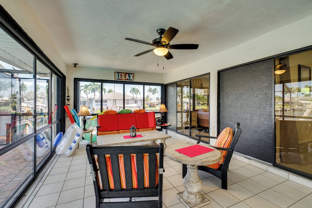 Canal-front Gem w/ Lanai & Dock in Cape Coral