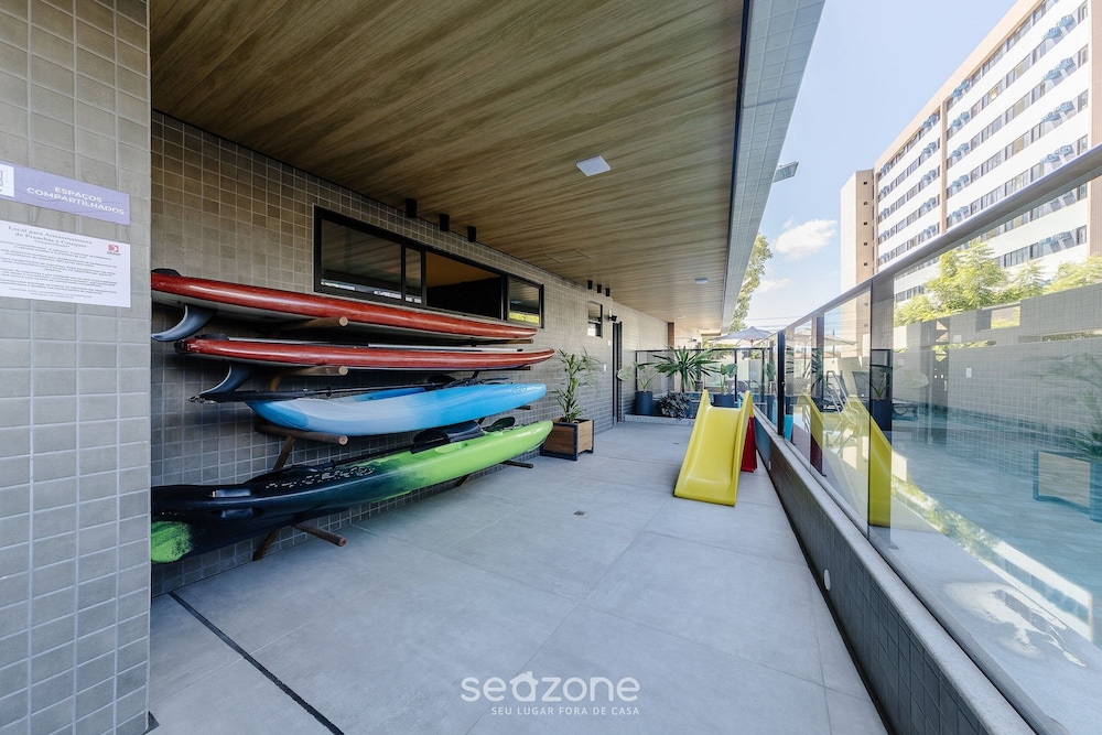 Stay With a Pool and gym 350m From the Beach in a Prime Location in Maceio - SLI