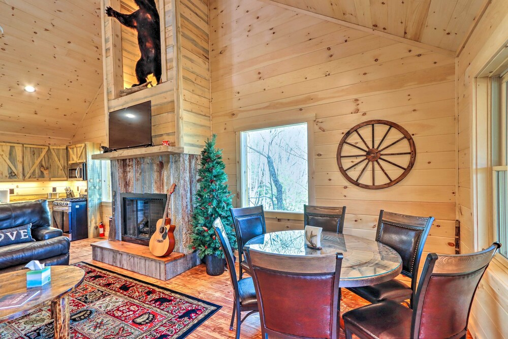 Luxury Cabin Vacation Rental in Mineral Bluff view 4