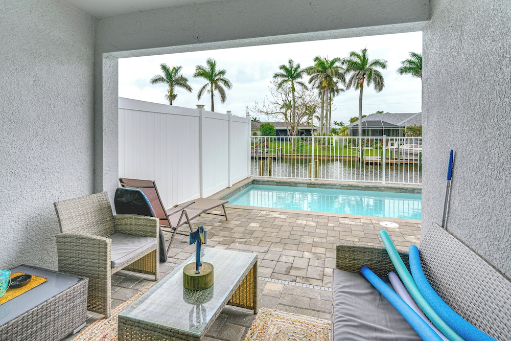 Canal-front Gem w/ Heated Pool in Cape Coral