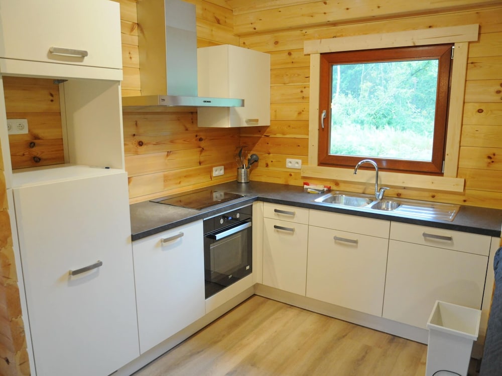 Modern, Wooden Chalet With Wood Burning Stove, in the Forest
