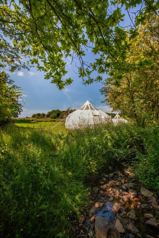 Loughborough Vacations - Stunning 1-bed Star Gazing Bell Tent Loughborough - Property Image 1