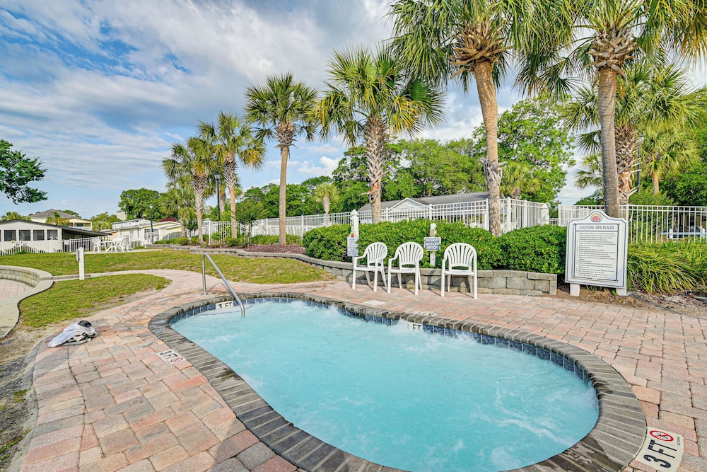 Walk to Surfside Beach: Home w/ Pool Access