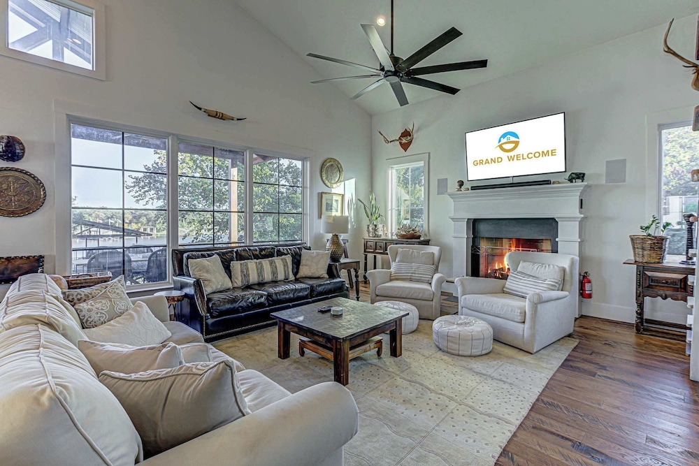 Immaculate Waterfront Home for 16 w/ Private Dock!