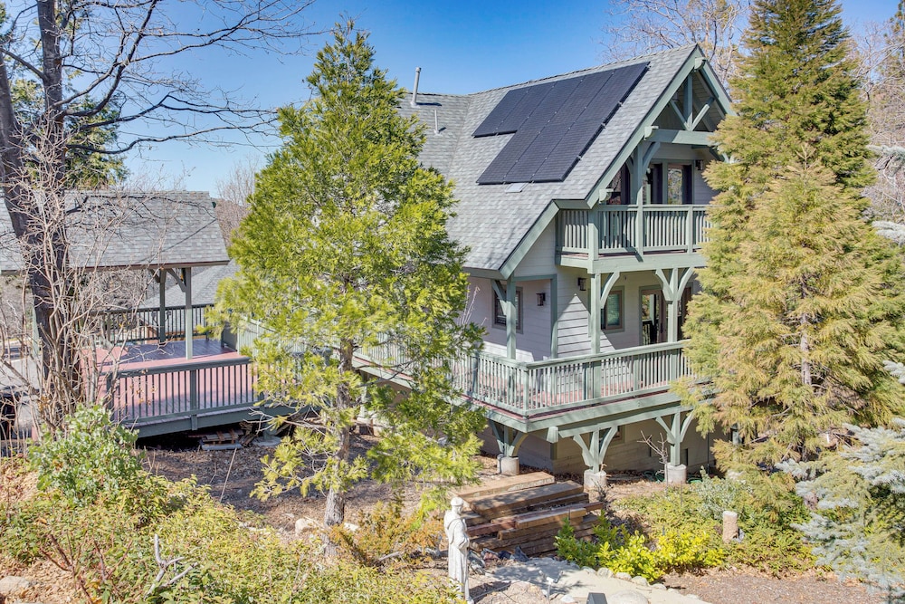 Game Room & Deck: Pet-friendly Lake Arrowhead Home